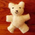 felted teddy bear