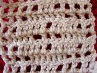Filet crochet stitches