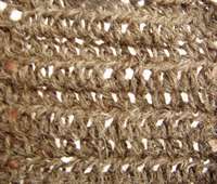 half double crochet stitch sample