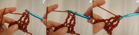 How to work treble crochet stitches