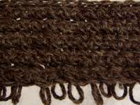 crochet loop stitch back