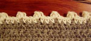 Crochet Picot Edging - another fun edging stitch.