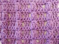 Crochet popcorn stitch pattern
