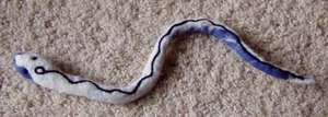 felted snake
