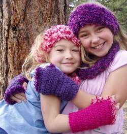 Fingerless gloves - Madison (L) & Morgan (R)