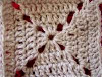 Granny square crochet stitches