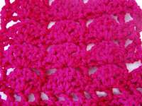 Lace crochet stitches