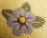 Needle felting - flower