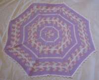 Octagon baby afghan