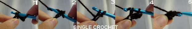 How to work single crochet