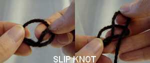 How to tie a slip knot