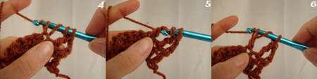 How to work treble crochet stitches